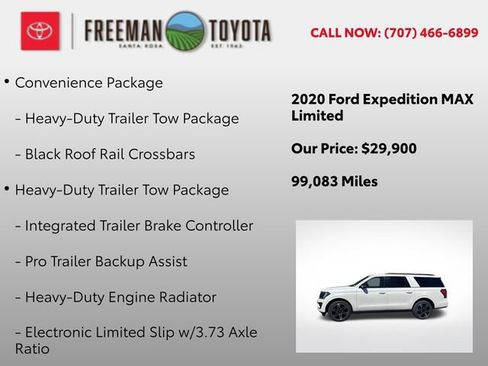 Used 2020 Ford Expedition Max Limited w/ Equipment Group 303A AWD/4WD image 9