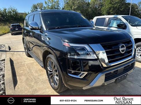 Certified 2022 Nissan Armada Platinum w/ Captain's Chairs Package image 5