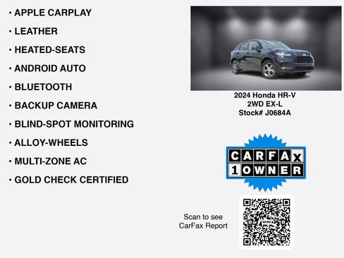 Used 2024 Honda HR-V EX-L image 7