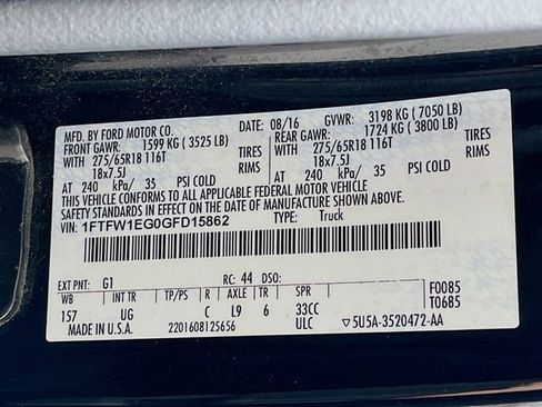 Used 2016 Ford F150 XLT w/ Equipment Group 302A Luxury AWD/4WD image 27
