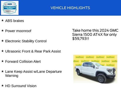 Used 2024 GMC Sierra 1500 AT4X AWD/4WD image 19