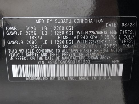 Used 2024 Subaru Outback Limited XT AWD/4WD image 37