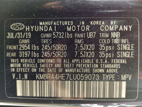 Used 2020 Hyundai Palisade SEL w/ Premium Package FWD image 33