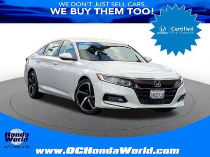 Certified 2019 Honda Accord Sport