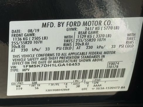 Used 2020 Ford Explorer XLT w/ Equipment Group 202A image 32