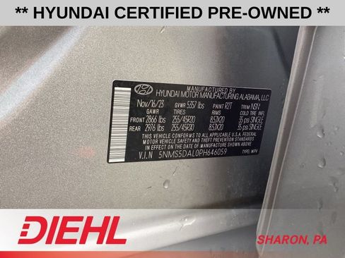 Certified 2023 Hyundai Santa Fe Calligraphy AWD/4WD image 24