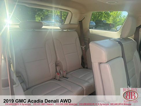 Used 2019 GMC Acadia Denali w/ LPO, Floor Liner Package AWD/4WD image 9