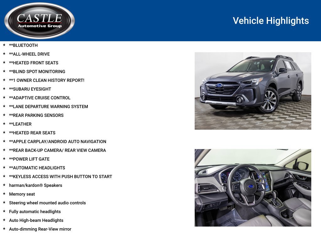 Used 2024 Subaru Outback Limited AWD/4WD image 3