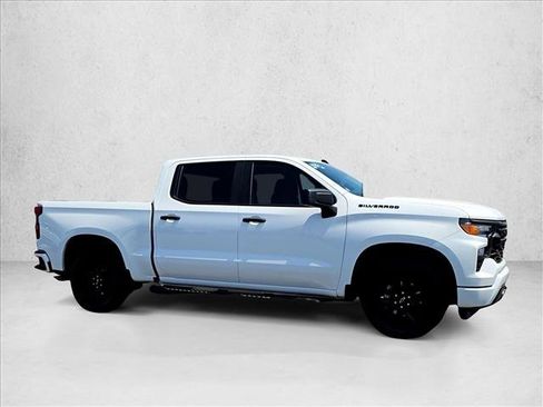 Certified 2024 Chevrolet Silverado 1500 Custom w/ Turbomax Blackout Package RWD image 2