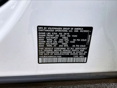 Used 2022 Volkswagen Atlas SE image 14