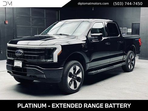 Used 2023 Ford F150 Lightning Platinum AWD/4WD image 1