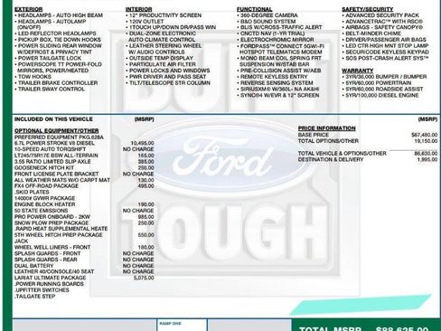 Used 2024 Ford F350 Lariat w/ Lariat Ultimate Package AWD/4WD image 32