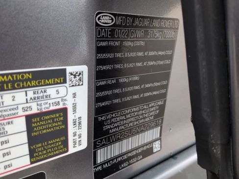 Certified 2022 Land Rover Range Rover Sport HSE Silver Edition image 38