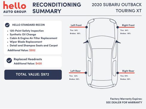 Used 2020 Subaru Outback Touring XT image 3