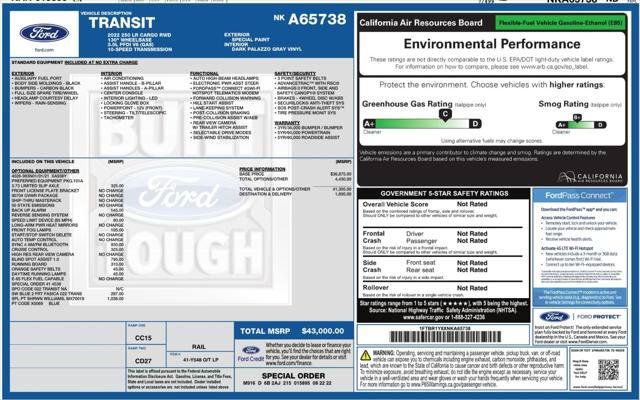Used 2022 Ford Transit 250 Low Roof RWD image 4