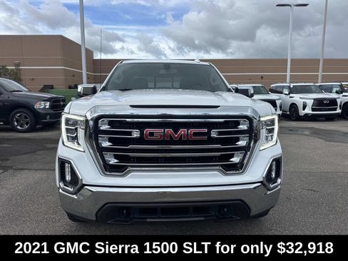 Used 2021 GMC Sierra 1500 SLT w/ SLT Premium Package AWD/4WD image 2