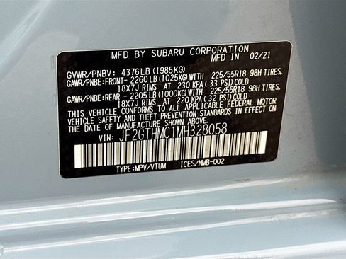 Used 2021 Subaru Crosstrek 2.5i Limited w/ Popular Package #4 AWD/4WD image 40