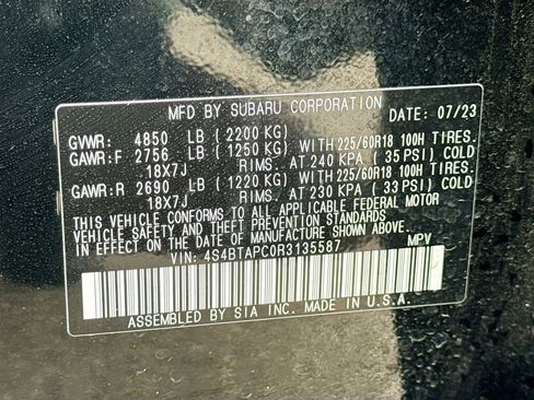 Used 2024 Subaru Outback Touring w/ Popular Package #2 image 43