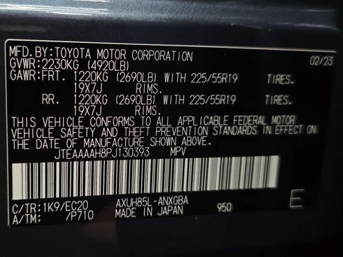 Used 2023 Toyota Venza XLE AWD/4WD image 45
