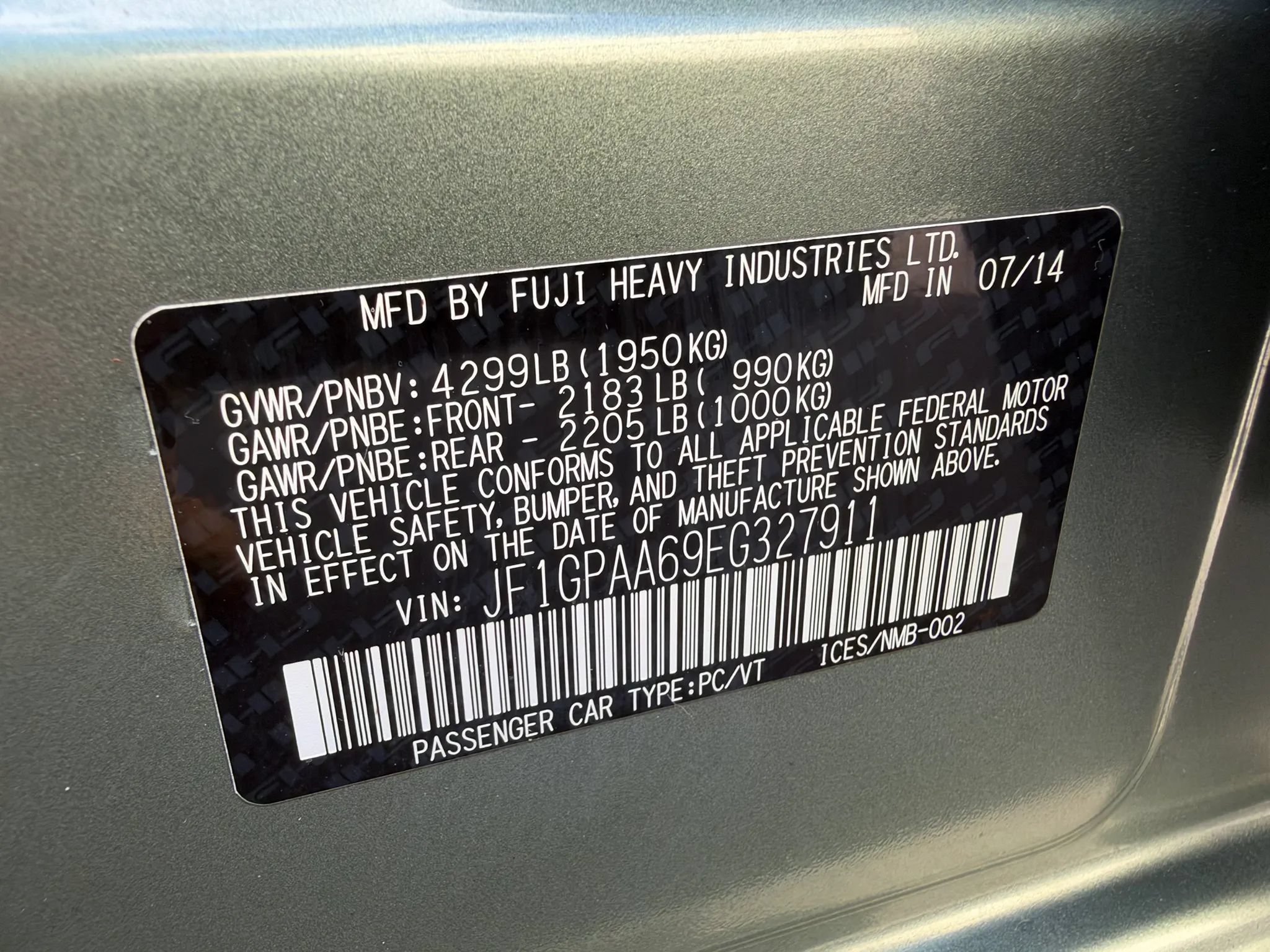 Used 2014 Subaru Impreza 2.0i AWD/4WD image 25