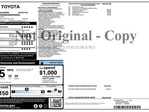 Used 2024 Toyota Highlander Limited FWD image 4