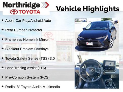 Certified 2025 Toyota Corolla LE FWD image 2