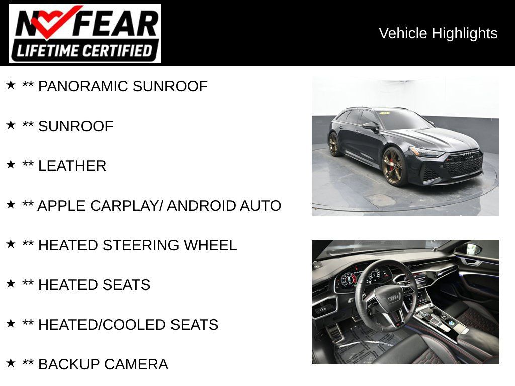 Used 2021 Audi RS 6 AWD/4WD image 2