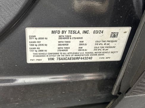 Used 2024 Tesla Model X AWD/4WD image 9