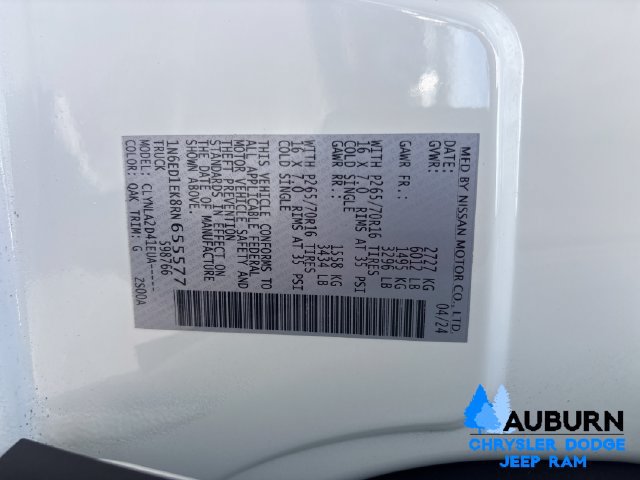 Used 2024 Nissan Frontier S AWD/4WD image 13