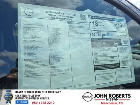 New 2026 Nissan Frontier PRO-4X w/ Tow Package AWD/4WD image 19