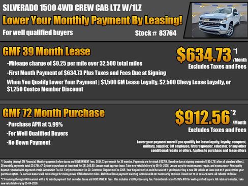 New 2026 Chevrolet Silverado 1500 LTZ w/ LTZ Premium Package AWD/4WD image 2