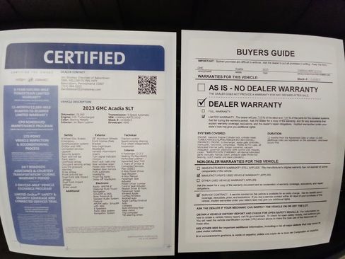 Certified 2023 GMC Acadia SLT AWD/4WD image 32