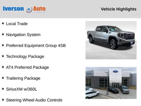 Used 2024 GMC Sierra 1500 AT4 w/ Technology Package AWD/4WD image 2