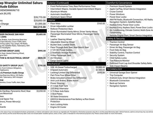 Used 2021 Jeep Wrangler Unlimited Sahara image 41