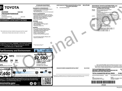 Used 2025 Toyota 4Runner SR5 image 55