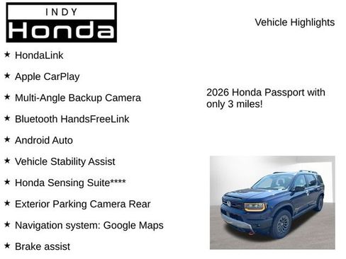 New 2026 Honda Passport TrailSport image 7