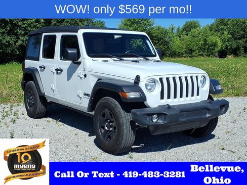 Used 2023 Jeep Wrangler Unlimited Sport AWD/4WD image 1
