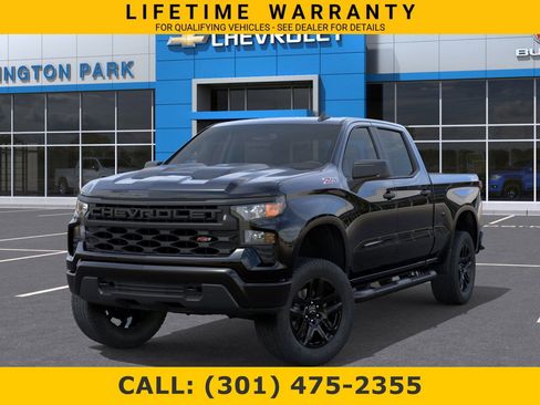 New 2026 Chevrolet Silverado 1500 Custom Trail Boss w/ Turbomax Blackout Package AWD/4WD image 6