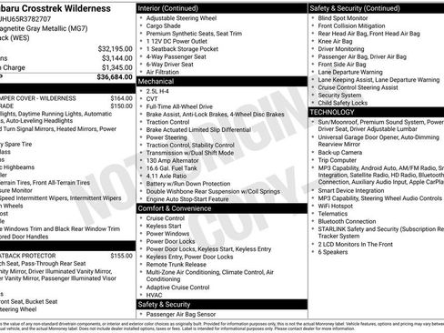Used 2024 Subaru Crosstrek 2.5i Wilderness AWD/4WD image 41