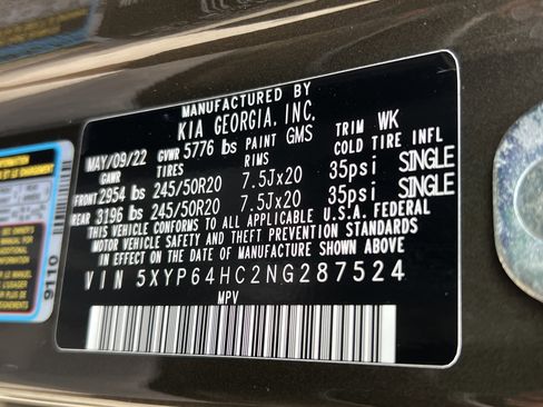 Used 2022 Kia Telluride S FWD image 37
