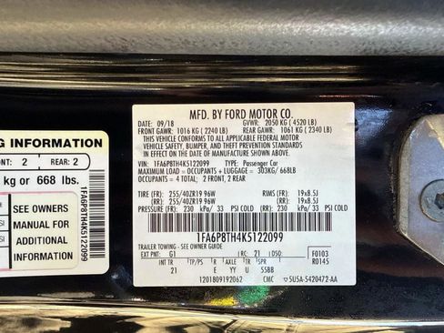 Used 2019 Ford Mustang Coupe w/ Equipment Group 101A image 27