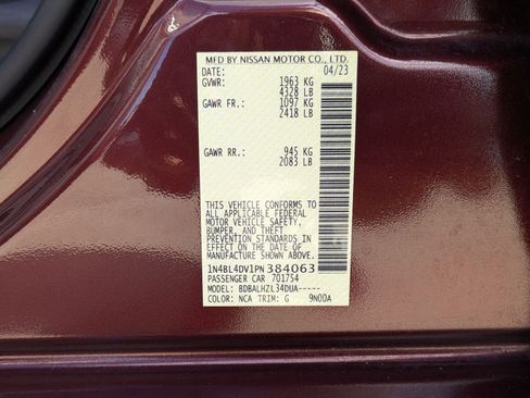 Used 2023 Nissan Altima 2.5 SV image 33