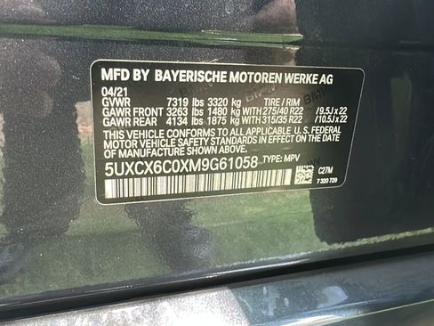 Used 2021 BMW X7 M50i AWD/4WD image 50