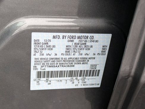 New 2026 Ford Maverick Lariat w/ Black Appearance Package image 24