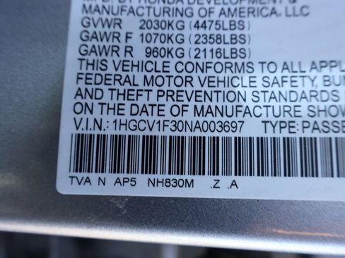 Certified 2022 Honda Accord Sport image 32