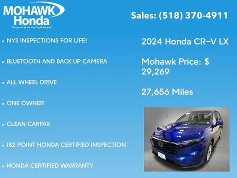 Certified 2024 Honda CR-V LX image 8
