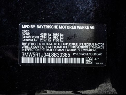 Used 2020 BMW 330i Sedan RWD image 41