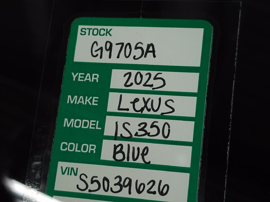 Used 2025 Lexus IS 350 F Sport w/ Navigation Package AWD/4WD image 32