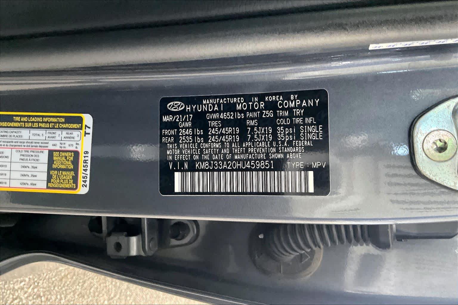 Used 2017 Hyundai Tucson Limited FWD image 34