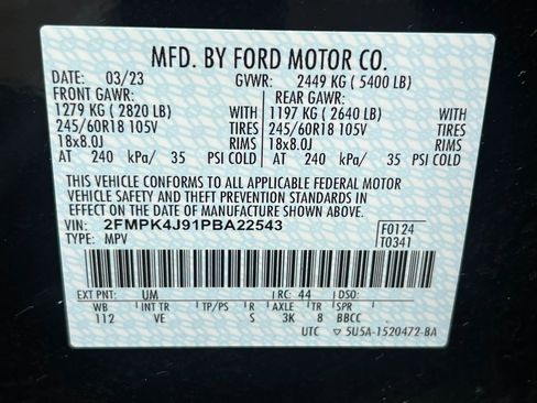 Used 2023 Ford Edge SEL w/ Convenience Package AWD/4WD image 32